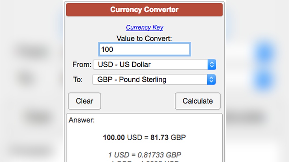 Us Dollar Calculator Year